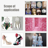 10Pcs Artificial Hair Crafts Home Decor Backdrop Ornament Jewelry