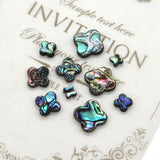 Abalone Bead Charm 5 Pack for DIY Jewelry Making
