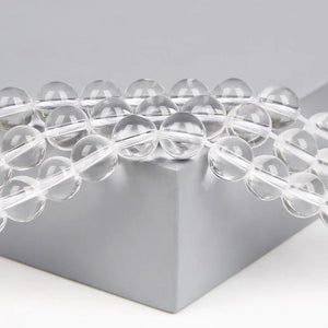 Clear Quartz Round Beads 6 8 10mm DIY Jewelry Bracelet Making