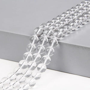 Clear Quartz Round Beads 6 8 10mm DIY Jewelry Bracelet Making