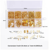Portable Earring Finding Assortment Hook Rings Storage Box Kit