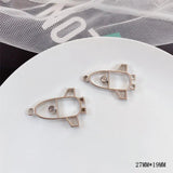 10pcs Silver Key Car Pendants for Jewelry Making Findings Diy