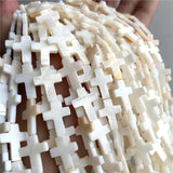 Cross Shaped Shell Beads Loose Pearl Mother of Pearl For Jewelry Making