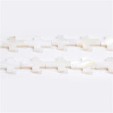 Cross Shaped Shell Beads Loose Pearl Mother of Pearl For Jewelry Making