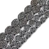 Hematite Stone Oval Beads 8/10MM for Jewelry Making