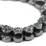 Hematite Stone Oval Beads 8/10MM for Jewelry Making
