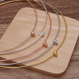 10pcs Metal Brass Choker Collar Necklace Jewelry Setting for Women