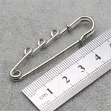 10pcs Brooch Hook Claps Metal Lapel Pins Base for DIY Jewelry Making