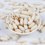 50-300Pcs 15*7mm Pine Wood Beads for Jewelry Making