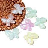 30PCS Acrylic Crystal Butterfly Spacer Beads Multicolor