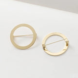 Color-Preserving Electroplating Ring Brooch DIY Hand-Made Basic Accessories