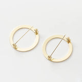 Color-Preserving Electroplating Ring Brooch DIY Hand-Made Basic Accessories