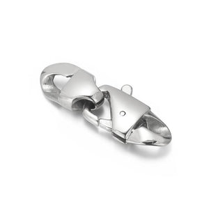 3 Stainless Steel Clasp Jewelry Findings for DIY Necklace Bracelet Waist Chain