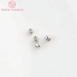 20PCS 3.5MM 4.5MM 5.5MM Round Spacer Beads Brass DIY Jewelry Accessories