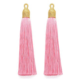 10pcs Bohemian Tassel Brush Earrings Cotton Diy