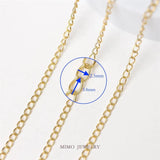 Titanium Steel 18K Plated Chain Horsewhip DIY Accessories