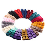 4pcs 8.5cm 4-layer Colorful Silk Fringes for Earrings DIY Jewelry Making