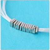 5pcs 925 Sterling Silver Square Spacer Beads for DIY Jewelry Making