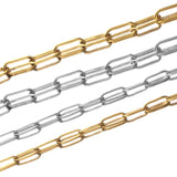 1M 347mm SS Chain Oval Link Bulk Chains DIY Wallet Chain Jewelry