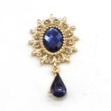 10pcs Rhinestone Oval Pendant DIY Clothing Headwear Accessories