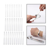 10 Pcs Aluminum Bracelet Blanks for Engraving, Stamping, Shaping