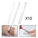 10 Pcs Aluminum Bracelet Blanks for Engraving, Stamping, Shaping