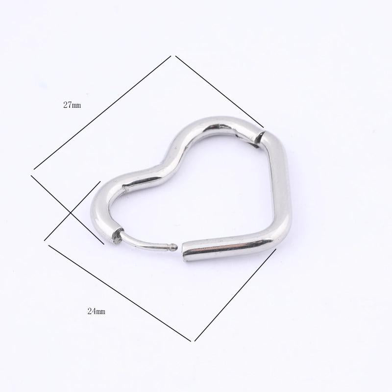 10pcs Stainless Steel Hoop Earring Clasp Hooks DIY Jewelry Making