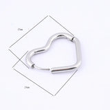 10pcs Stainless Steel Hoop Earring Clasp Hooks DIY Jewelry Making