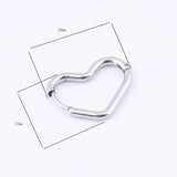 10pcs Stainless Steel Hoop Earring Clasp Hooks DIY Jewelry Making