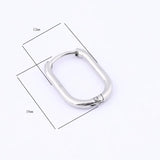 10pcs Stainless Steel Hoop Earring Clasp Hooks DIY Jewelry Making