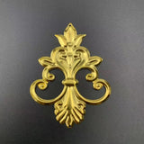 5 pcs Metal Filigree Flowers Slice Charms 60x80mm Jewelry DIY Findings