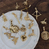 Stainless Steel 18k Plated DIY Charm Necklace