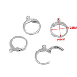 20Pcs Stainless Steel Hoop Earring Hooks DIY Findings Making