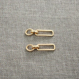 10 Metal Alloy KC/Rhodium Pendants Charm for Jewelry Making