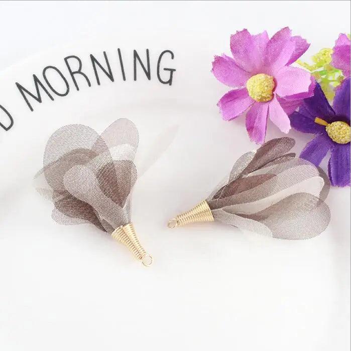 10pcs Small Silk Tassel for Earrings Jewelry Making Charms DIY Tassels