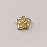 10pcs Metal Alloy Crystal Rhinestones Flowers Button for DIY Jewelry Making