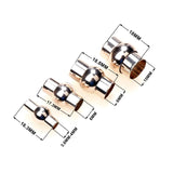 4/6/8/10MM Magnetic Clasp Buckle Leather Cord Bracelet DIY