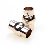 4/6/8/10MM Magnetic Clasp Buckle Leather Cord Bracelet DIY