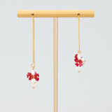 Flower Shape Charms 18k Plated DIY Pendants 2pcs/lot