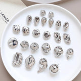 6pcs Resin Bean Straight Hole Beads DIY Jewelry Material