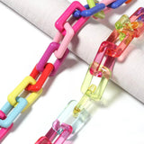 25 pcs Acrylic Chain for DIY Earrings Necklace Bracelet Bag Clothes