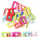 25 pcs Acrylic Chain for DIY Earrings Necklace Bracelet Bag Clothes