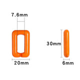 25 pcs Acrylic Chain for DIY Earrings Necklace Bracelet Bag Clothes
