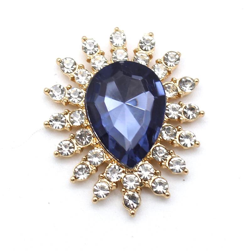 5pcs Acrylic Alloy Jewelry for Party DIY Rhinestone Crafts