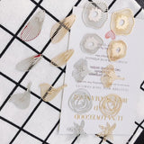 KC Plated Earring Accessories Metal Charms Pendant Necklace Diy Making 2pcs