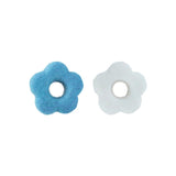 10 PCS 13mm Acrylic Flocking Flowers Earring DIY Supply