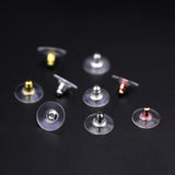 100 PCS Stainless Steel Earring Back Stopper Set. 5 Colors Stud Earring Plugs