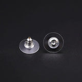 100 PCS Stainless Steel Earring Back Stopper Set. 5 Colors Stud Earring Plugs