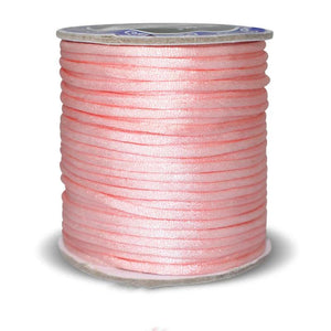 2.0mm Soft Satin Rattail Silk Macrame Cord 35M Nylon Kumihimo DIY Chinese Knot