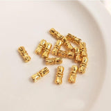 18K Plated Brass Screw Clasps Barrel Screw Clasp Cylinder Fasteners